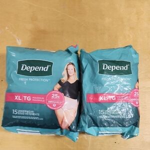 Depend Women's 17x Count Fresh Protection Ultimate Absorbency Underwear, sz XL